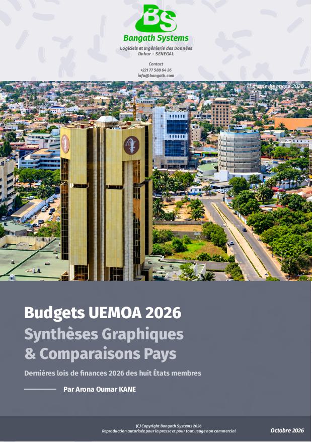 Couverture — Budgets UEMOA — synthèses et comparaisons pays